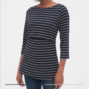 Navy blue nursing top